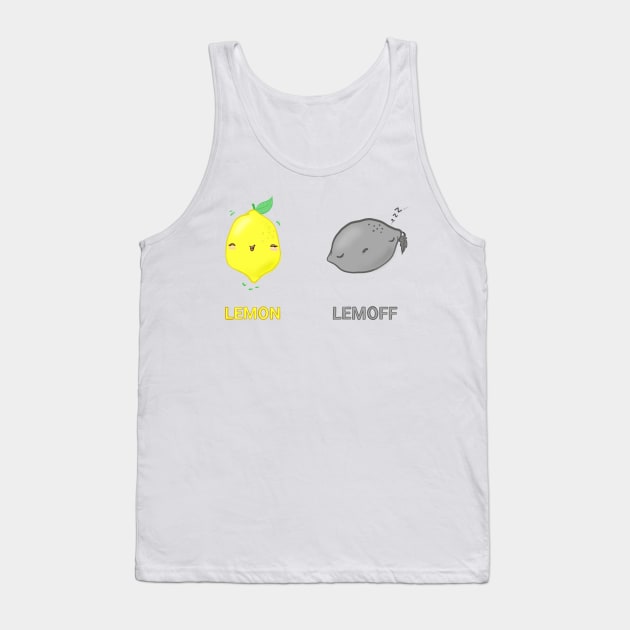 Lemon Lemoff Tank Top by moonlitdoodl